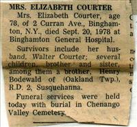 Courter, Elizabeth